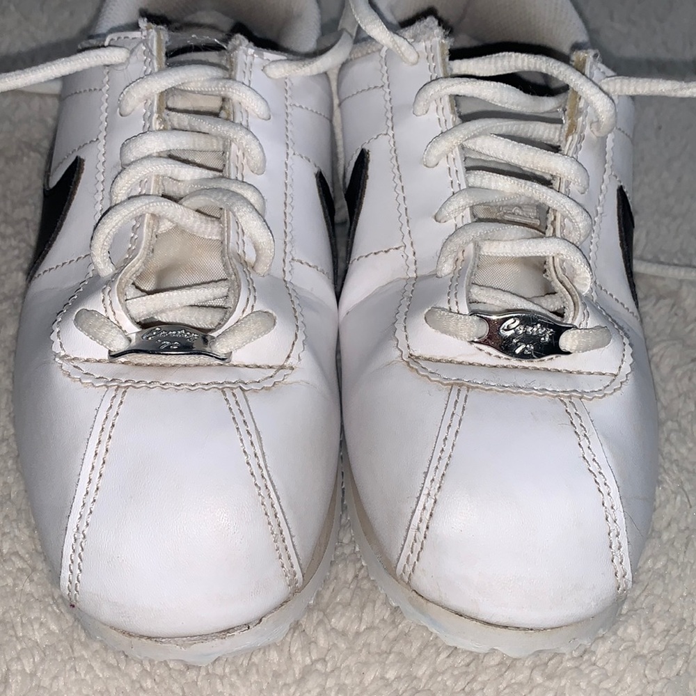 Nike Cortez Sneakers White & Black Kids 4 - Picture 2 of 12